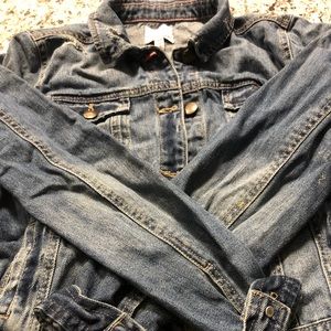 Bongo Cropped Distressed Denim Jacket